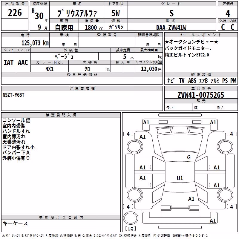 TOYOTA PRIUS ALPHA