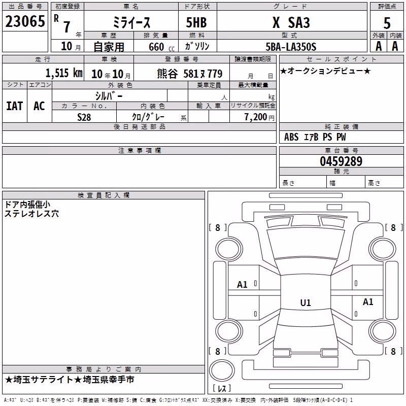 DAIHATSU MIRA E:S