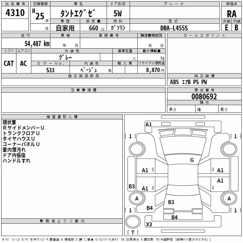 DAIHATSU TANTO EXE
