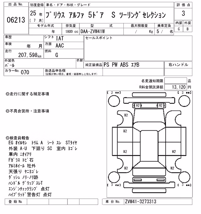 TOYOTA PRIUS ALPHA