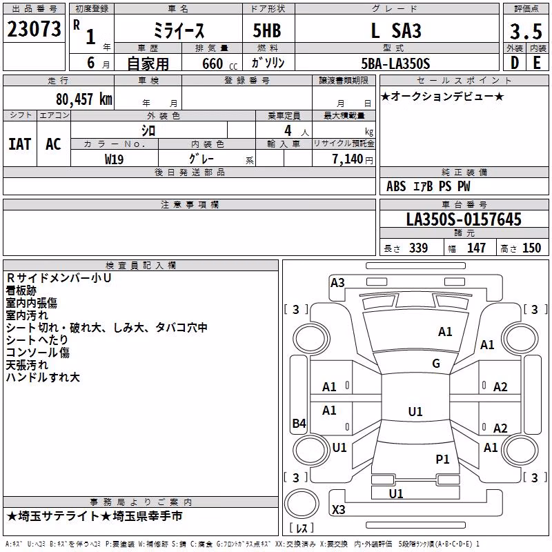 DAIHATSU MIRA E:S