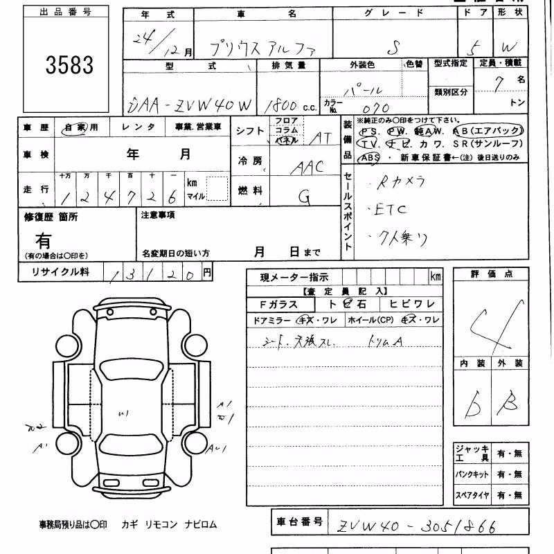 TOYOTA PRIUS ALPHA