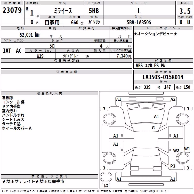 DAIHATSU MIRA E:S