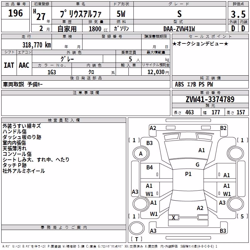 TOYOTA PRIUS ALPHA