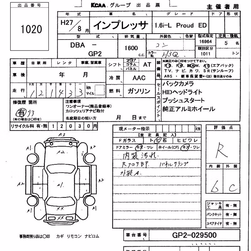 SUBARU IMPREZA