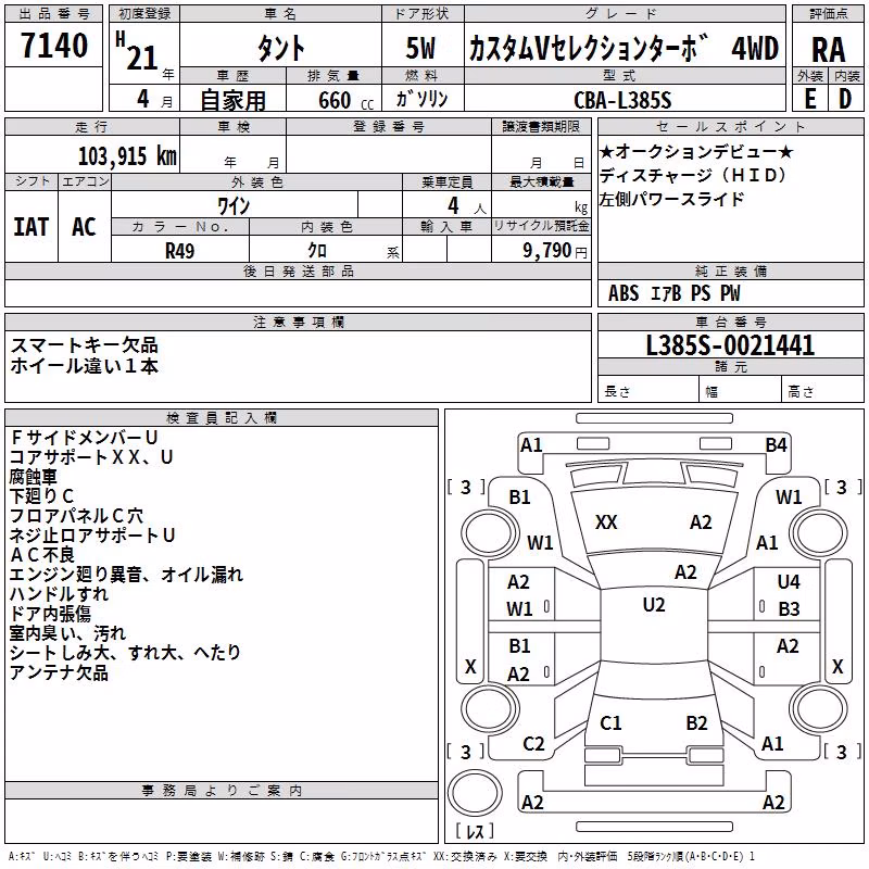 DAIHATSU TANTO