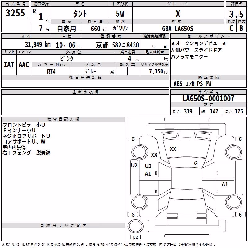 DAIHATSU TANTO