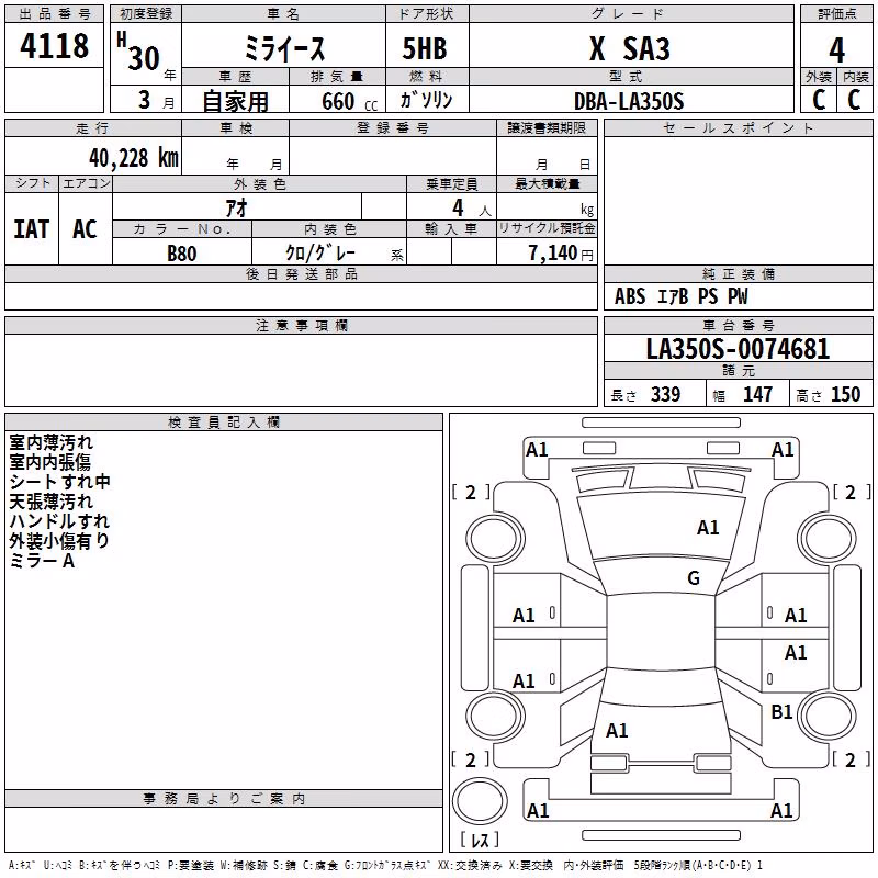 DAIHATSU MIRA E:S