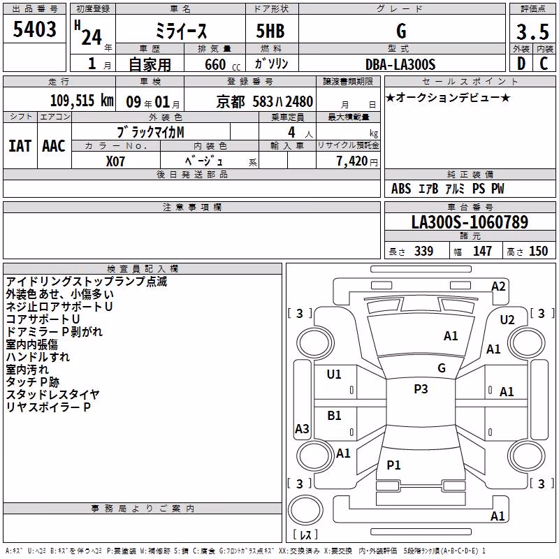 DAIHATSU MIRA E:S