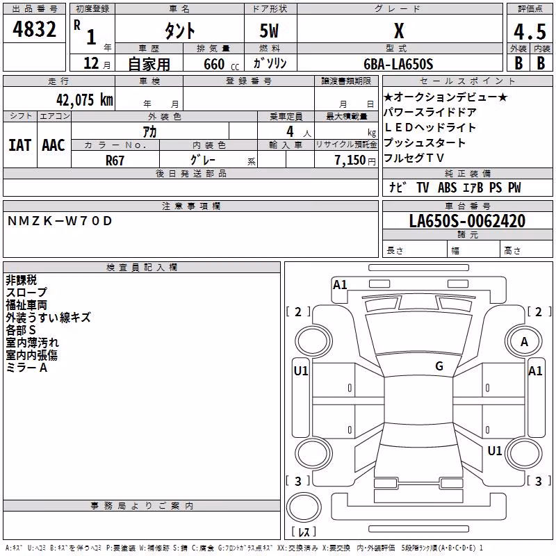 DAIHATSU TANTO