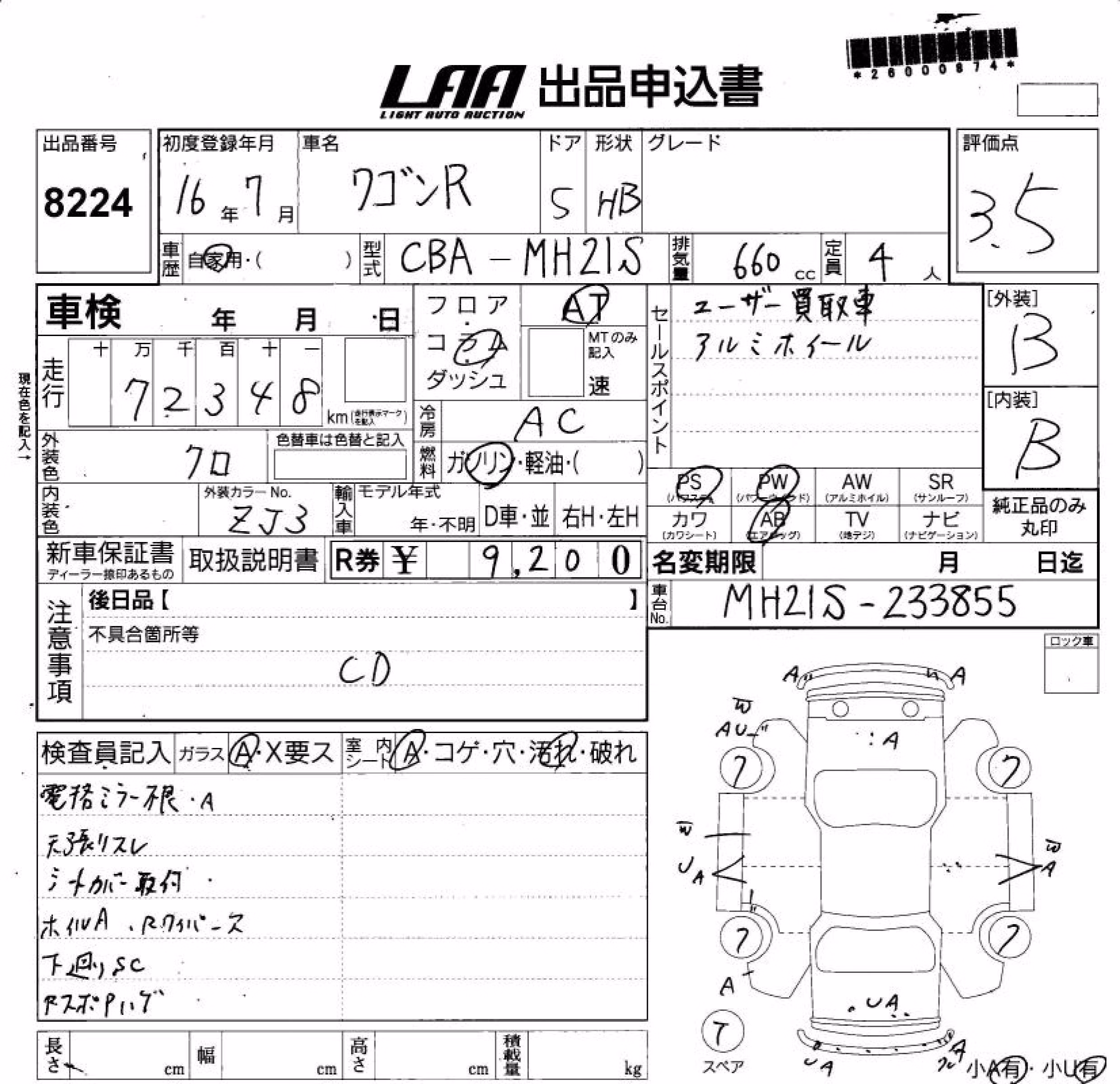 SUZUKI WAGON R