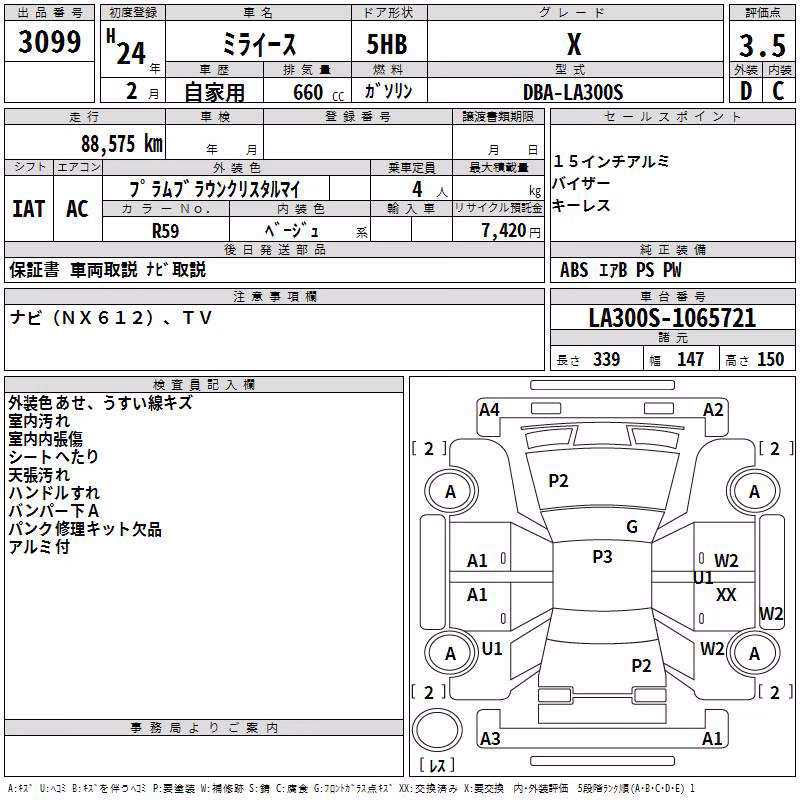 DAIHATSU MIRA E:S