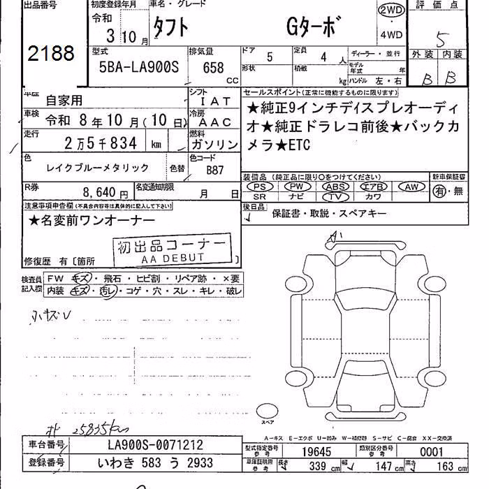 DAIHATSU TAFT