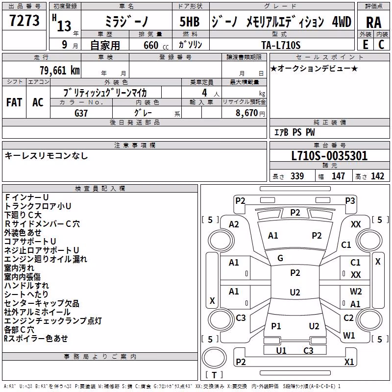 DAIHATSU MIRA GINO