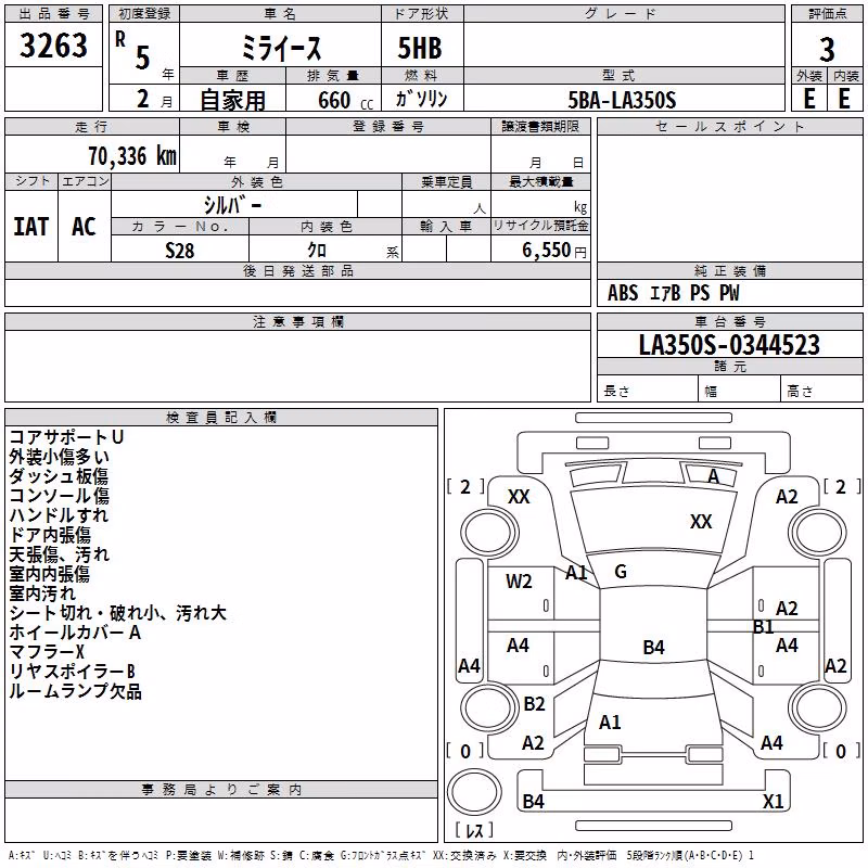 DAIHATSU MIRA E:S