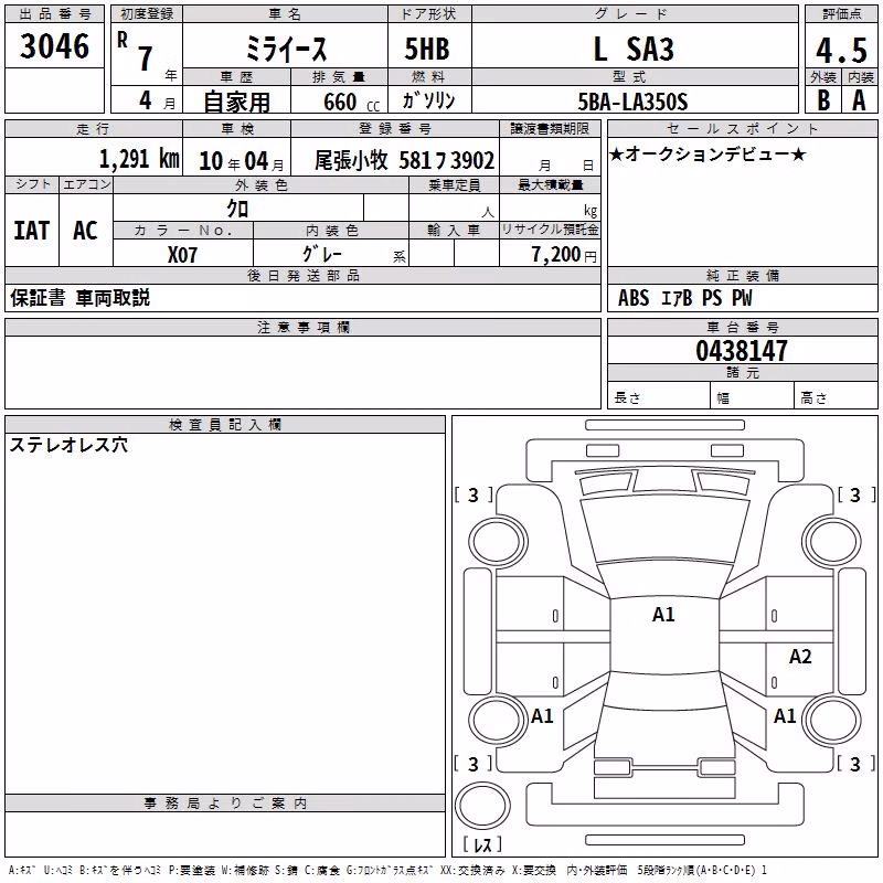 DAIHATSU MIRA E:S