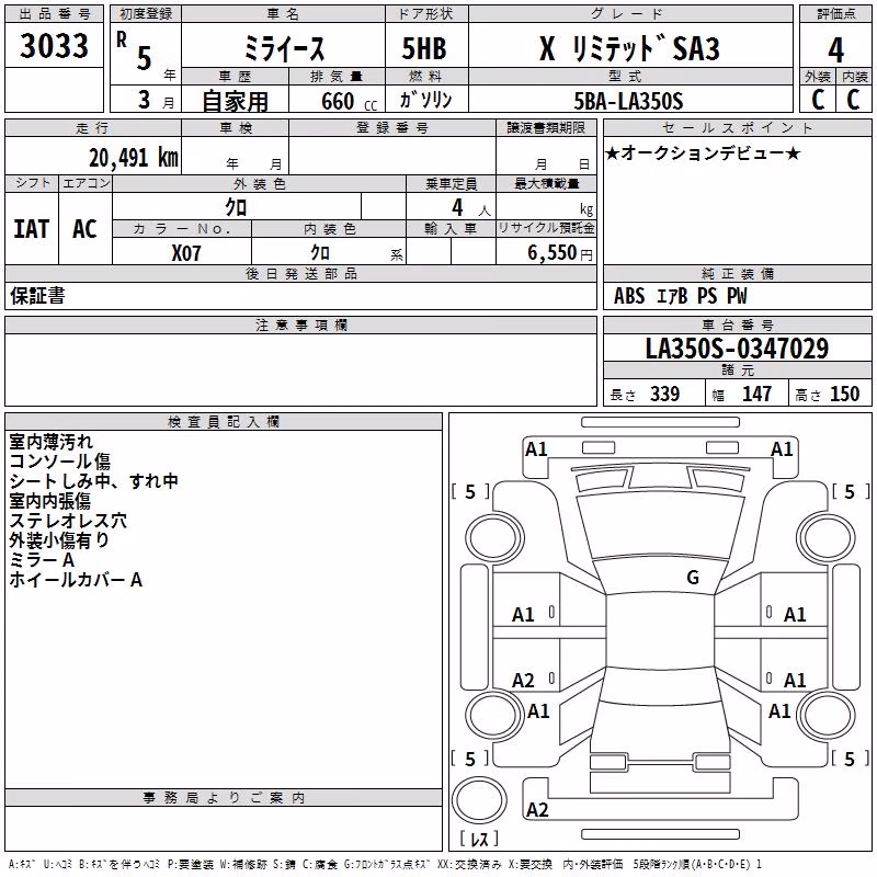 DAIHATSU MIRA E:S