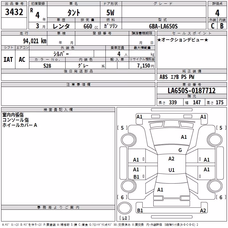 DAIHATSU TANTO