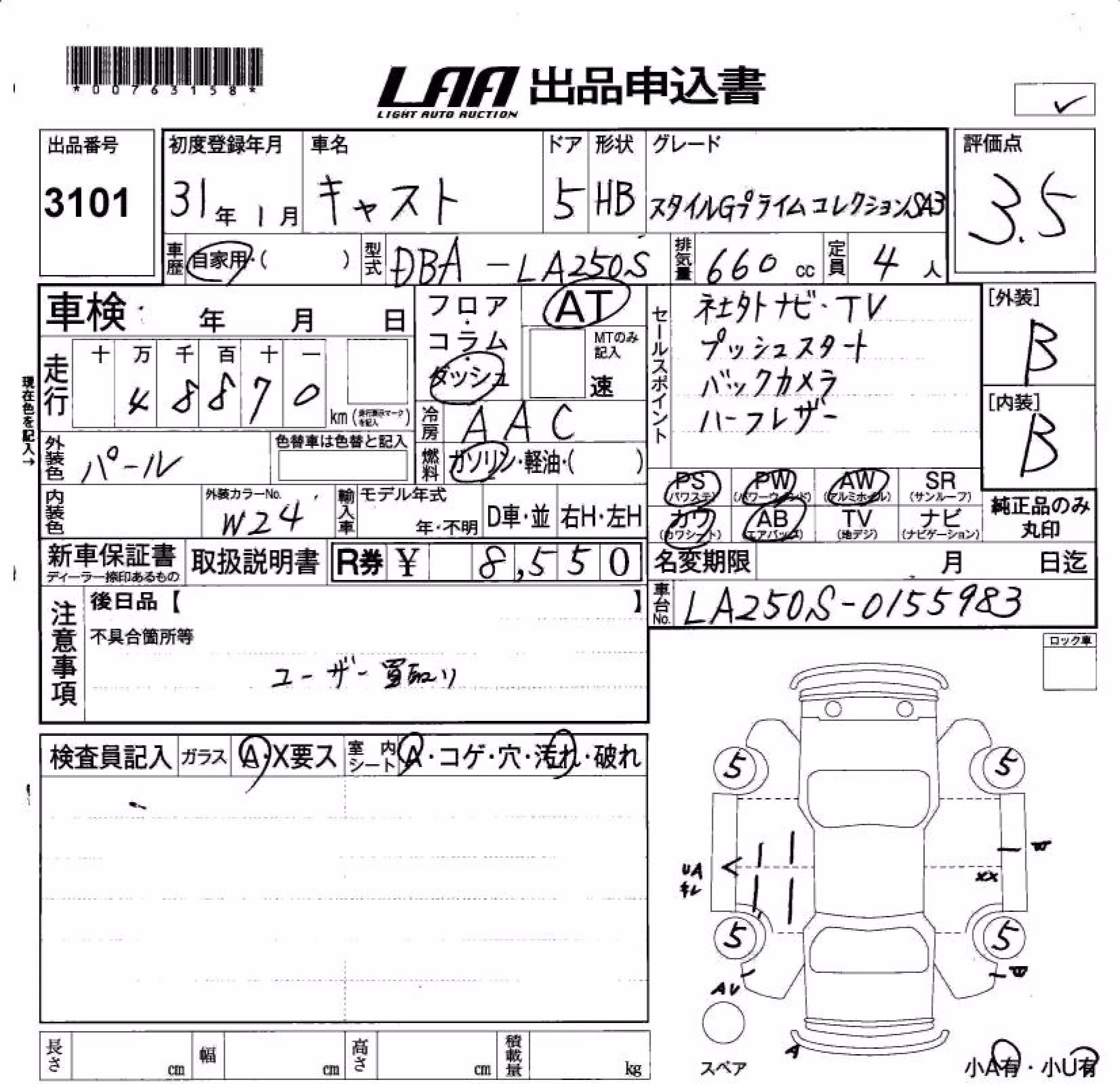 DAIHATSU CAST