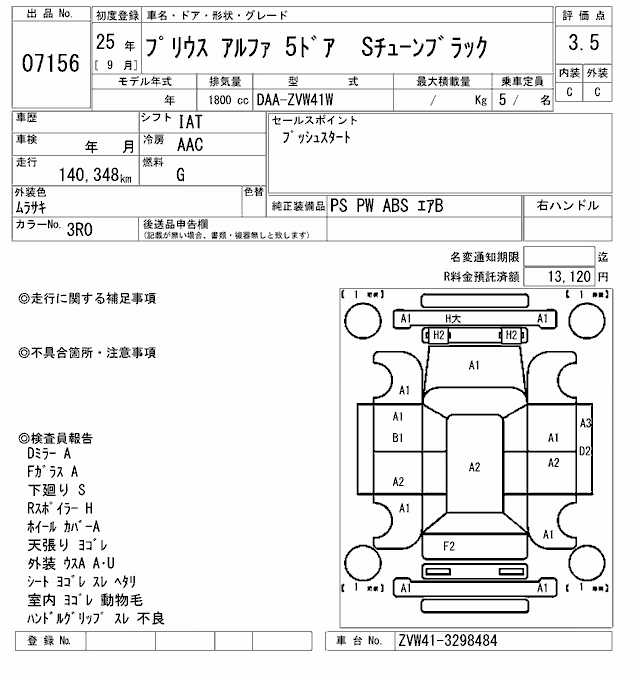 TOYOTA PRIUS ALPHA