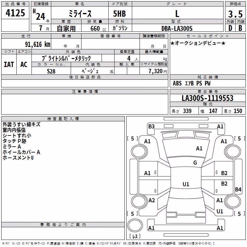 DAIHATSU MIRA E:S