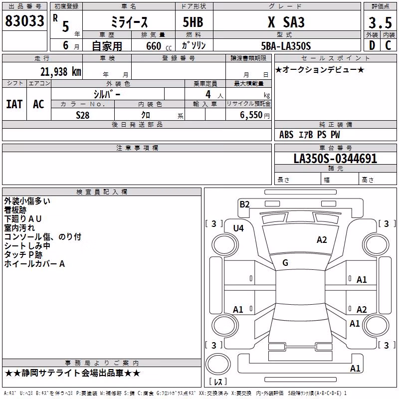 DAIHATSU MIRA E:S