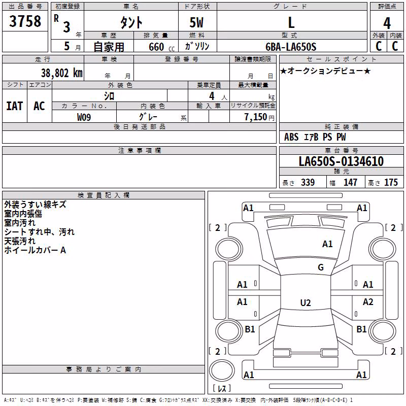 DAIHATSU TANTO