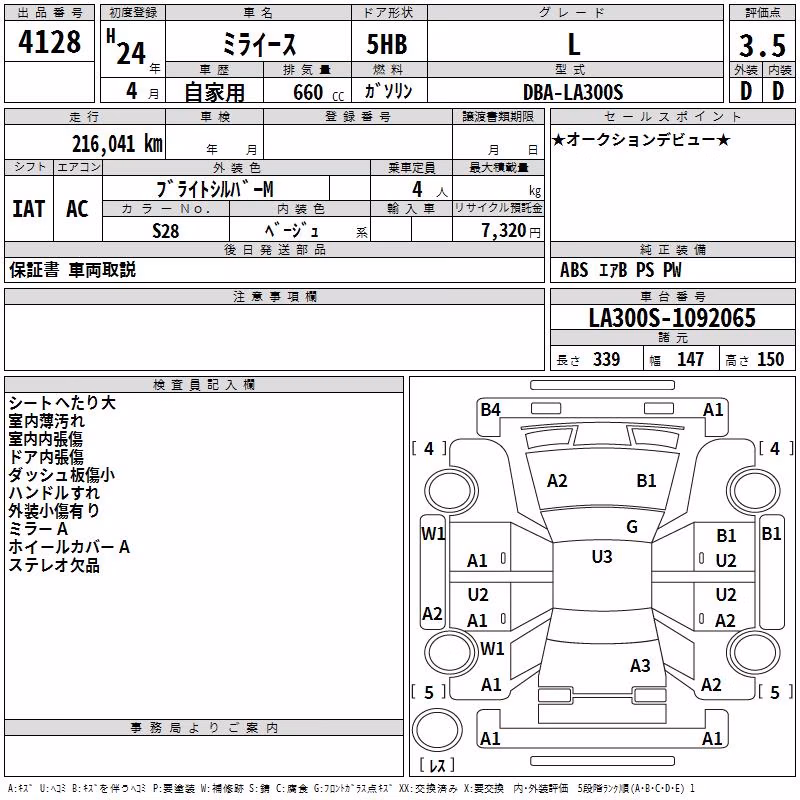 DAIHATSU MIRA E:S