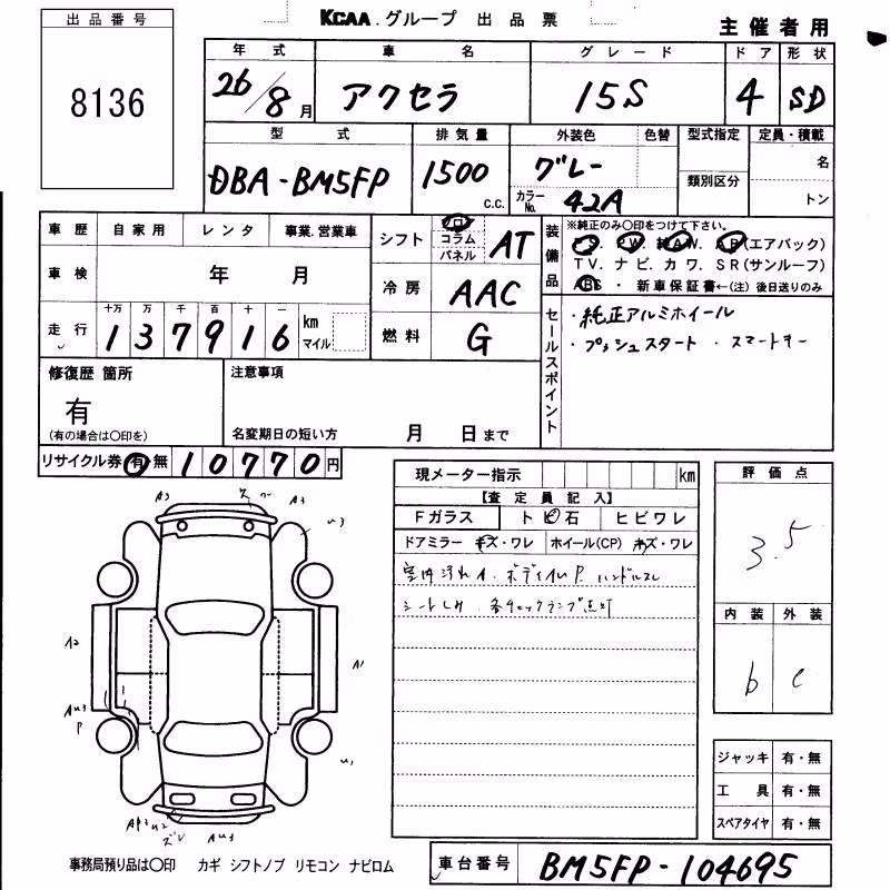 MAZDA AXELA