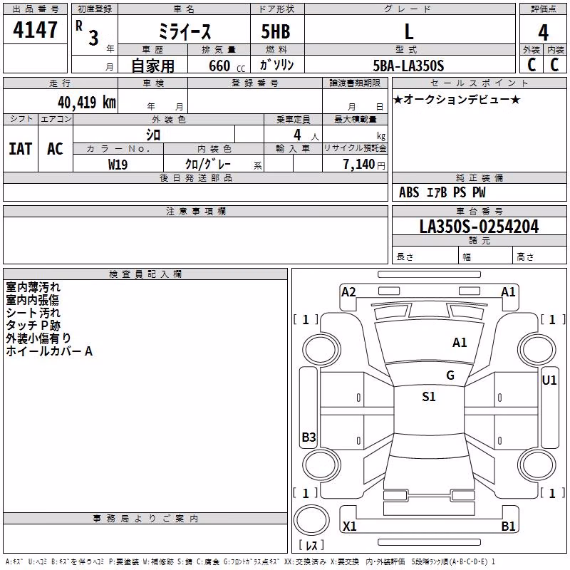 DAIHATSU MIRA E:S