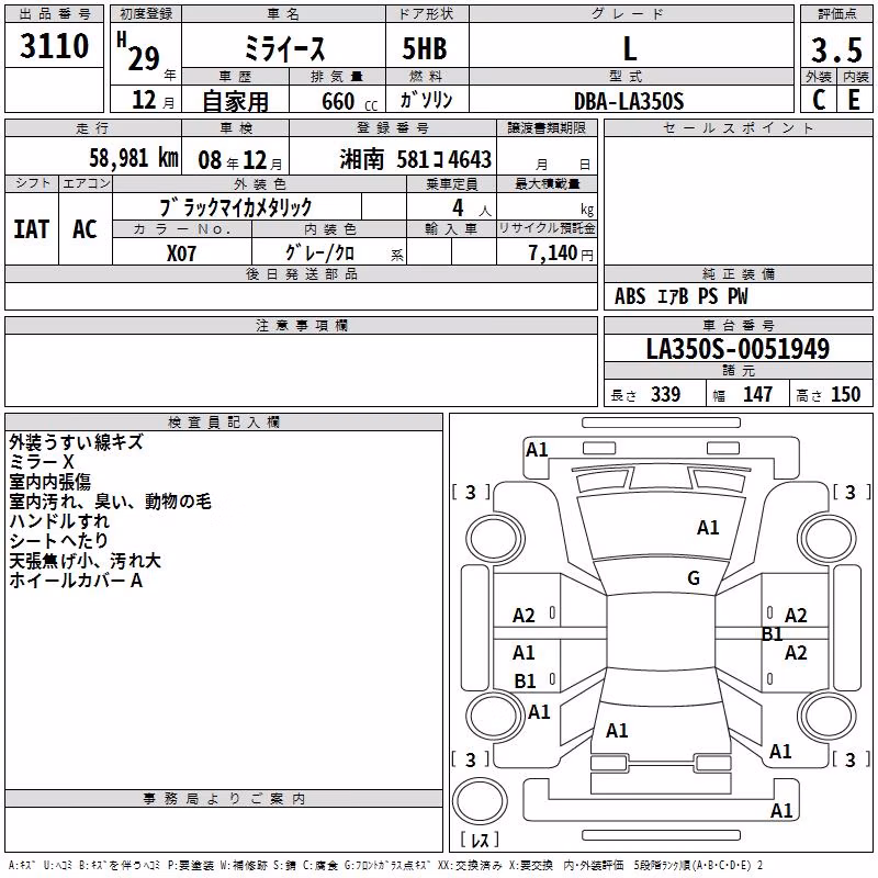 DAIHATSU MIRA E:S