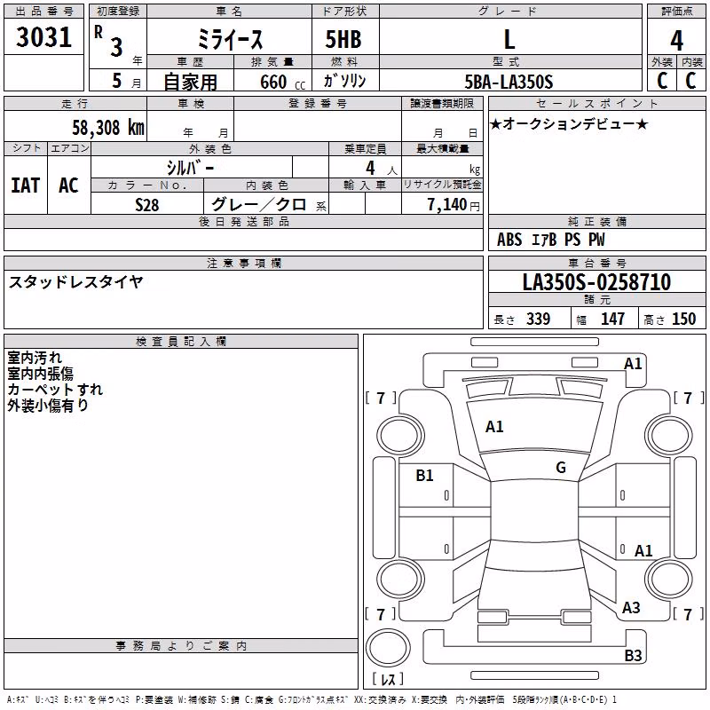 DAIHATSU MIRA E:S