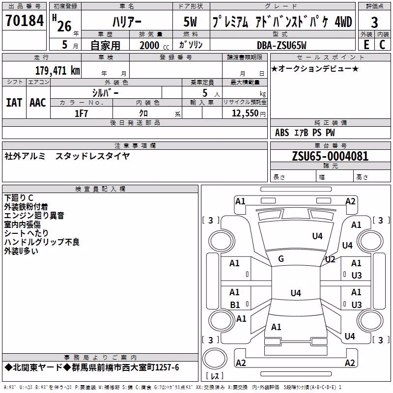 TOYOTA HARRIER