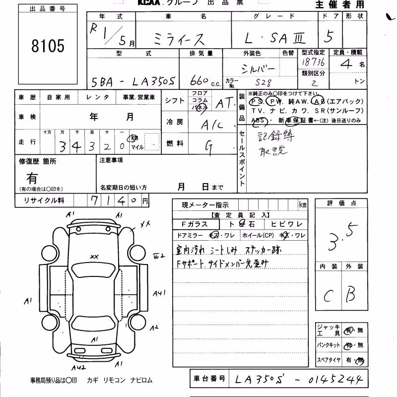 DAIHATSU MIRA E:S