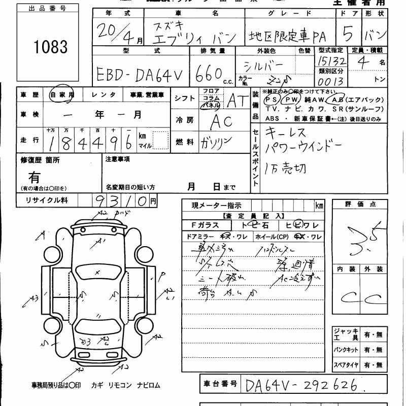 SUZUKI EVERY