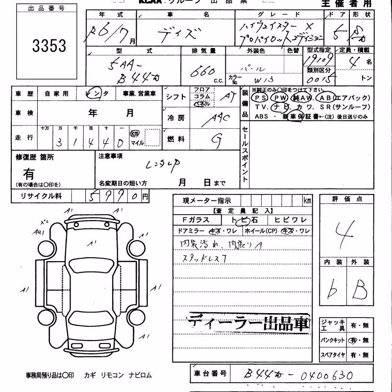 NISSAN DAYZ