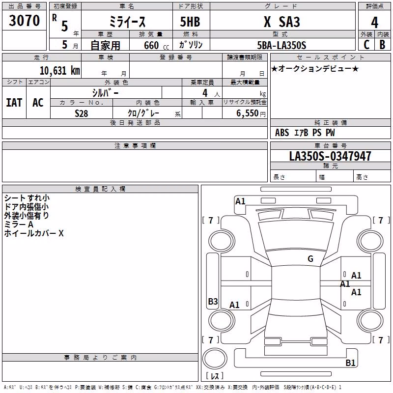 DAIHATSU MIRA E:S