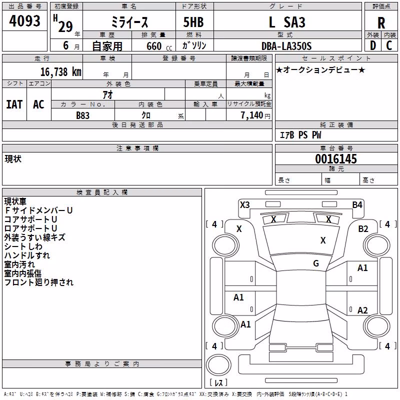 DAIHATSU MIRA E:S