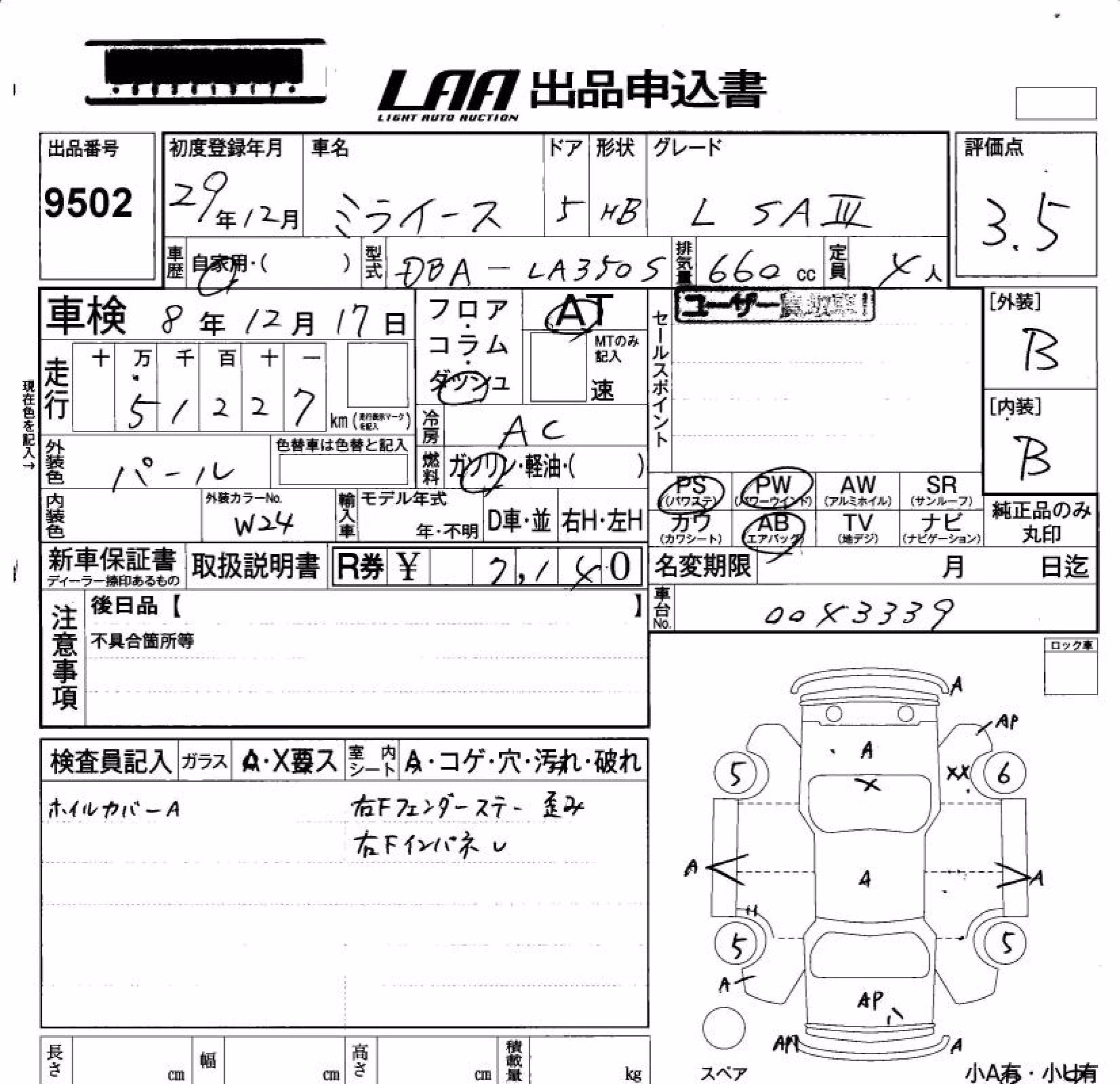 DAIHATSU MIRA E:S