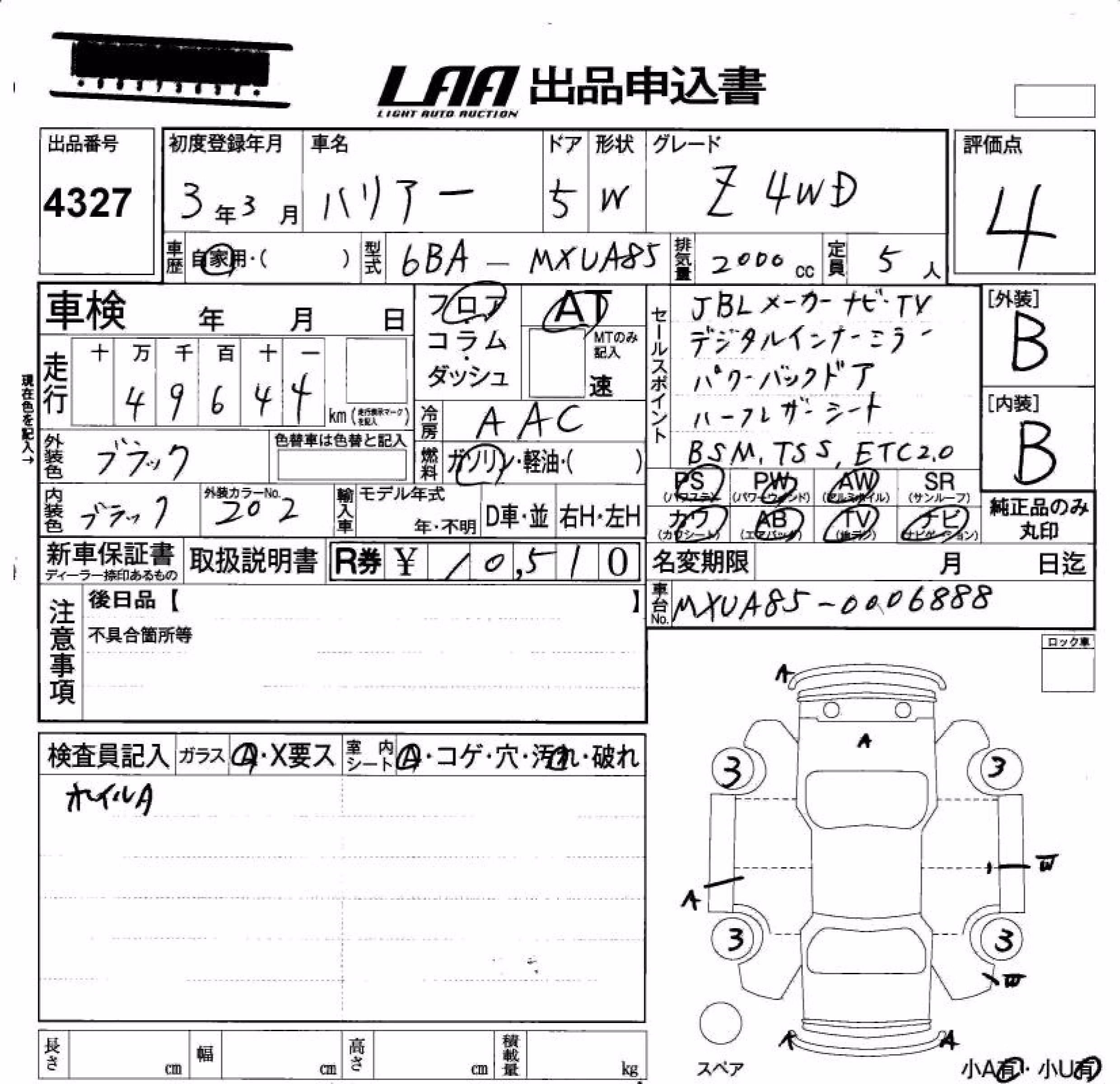 TOYOTA HARRIER
