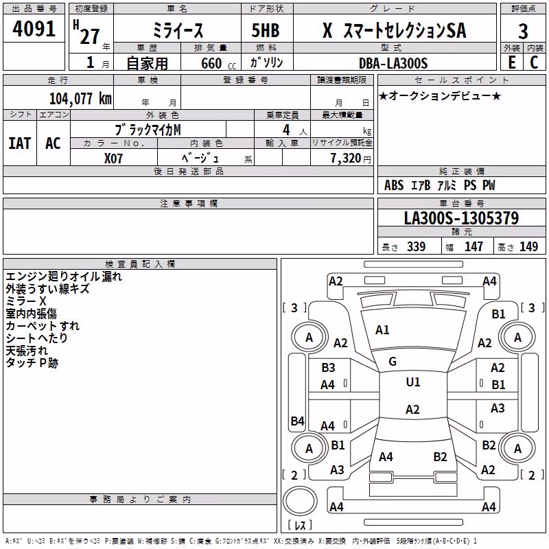 DAIHATSU MIRA E:S