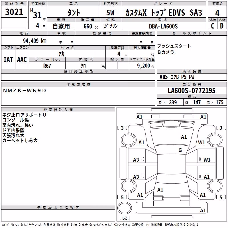 DAIHATSU TANTO