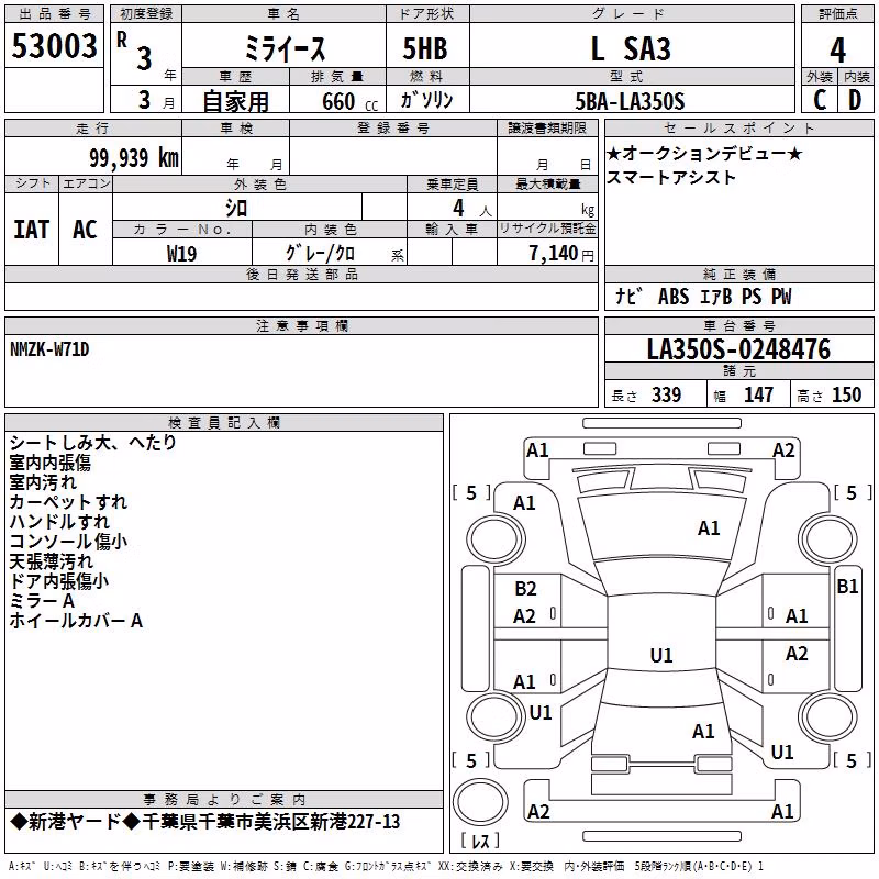 DAIHATSU MIRA E:S