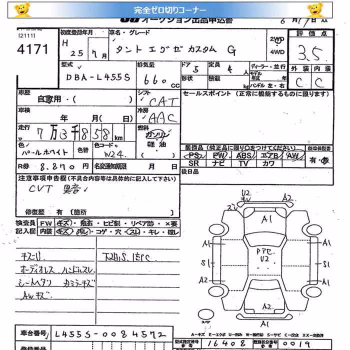 DAIHATSU TANTO EXE