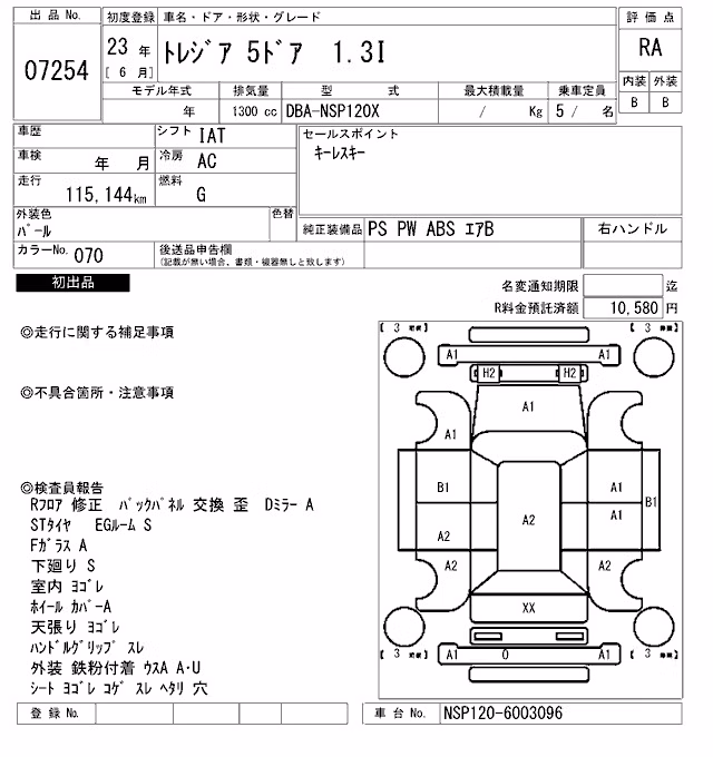SUBARU TREZIA