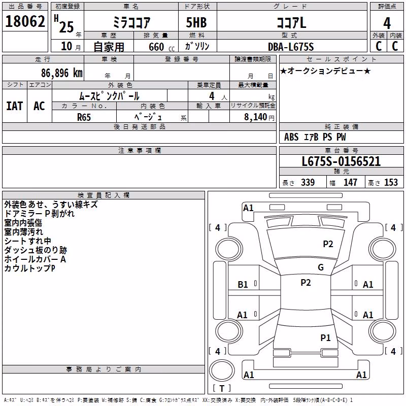 DAIHATSU MIRA COCOA