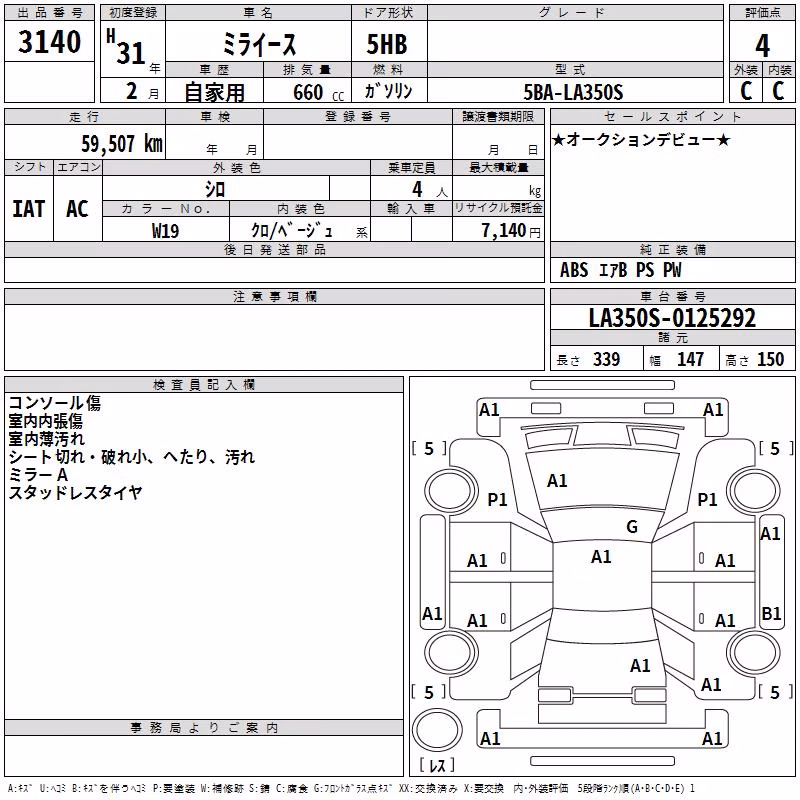 DAIHATSU MIRA E:S