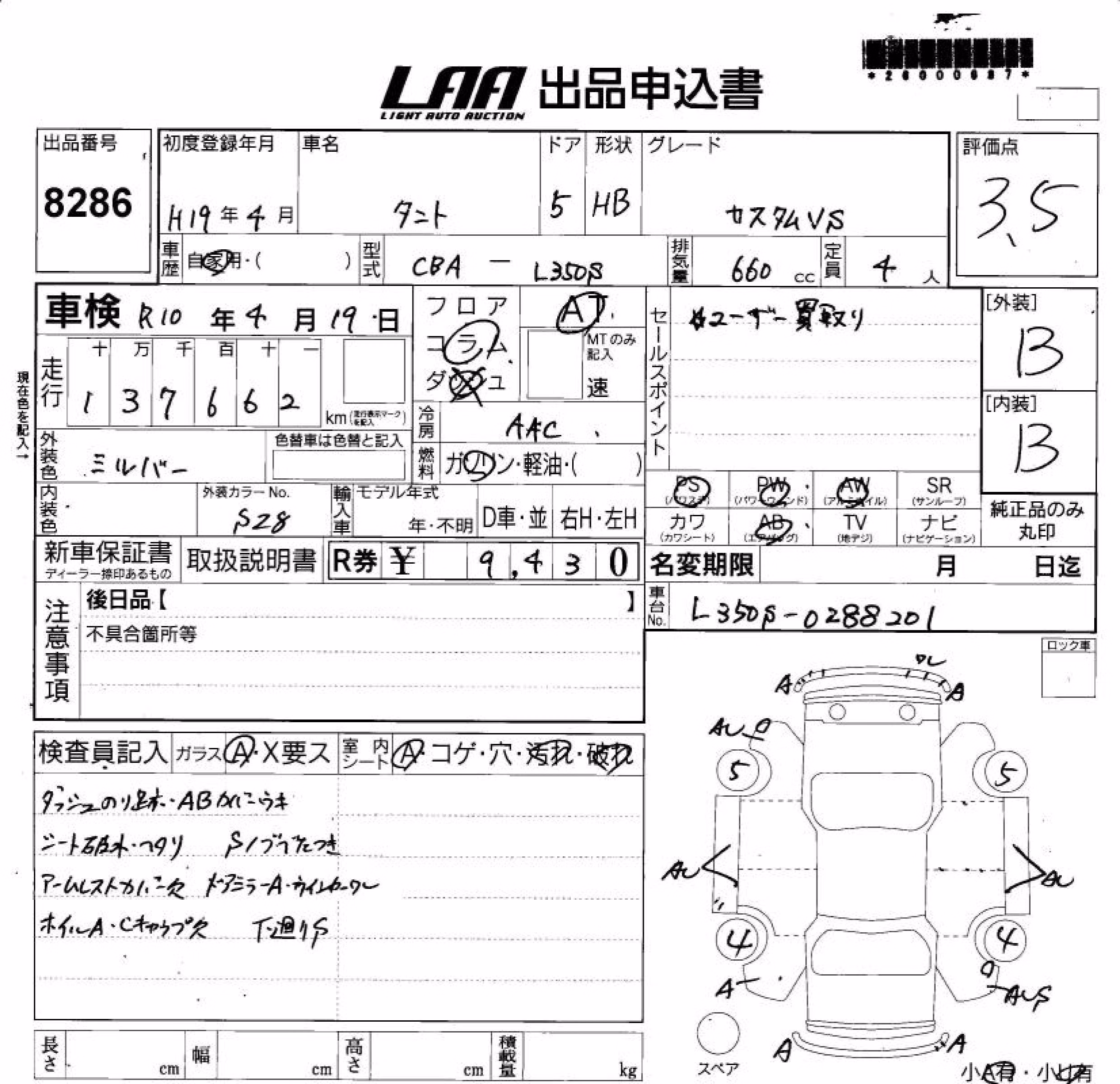 DAIHATSU TANTO