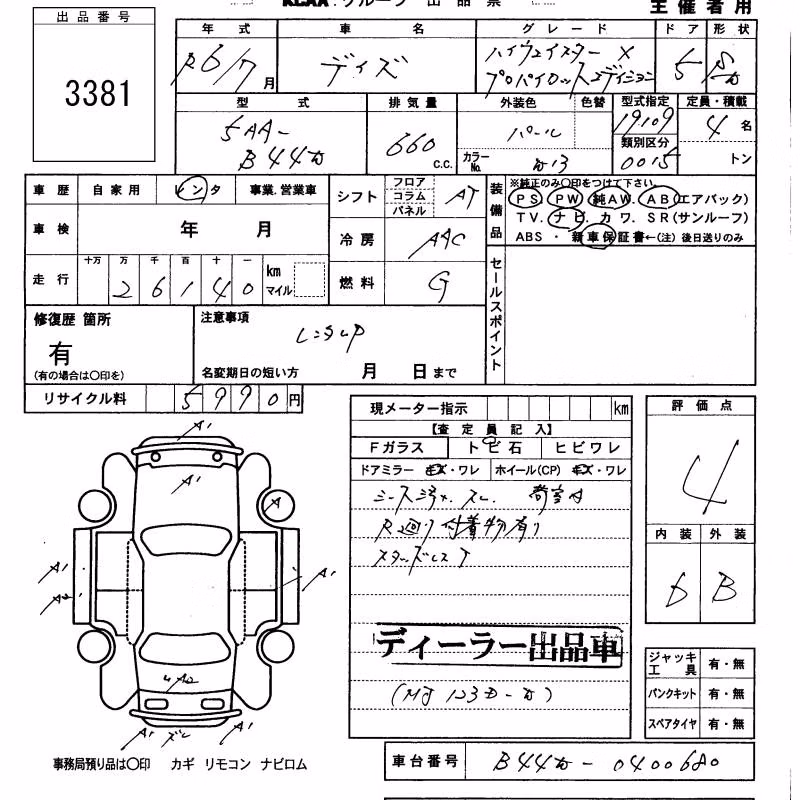 NISSAN DAYZ