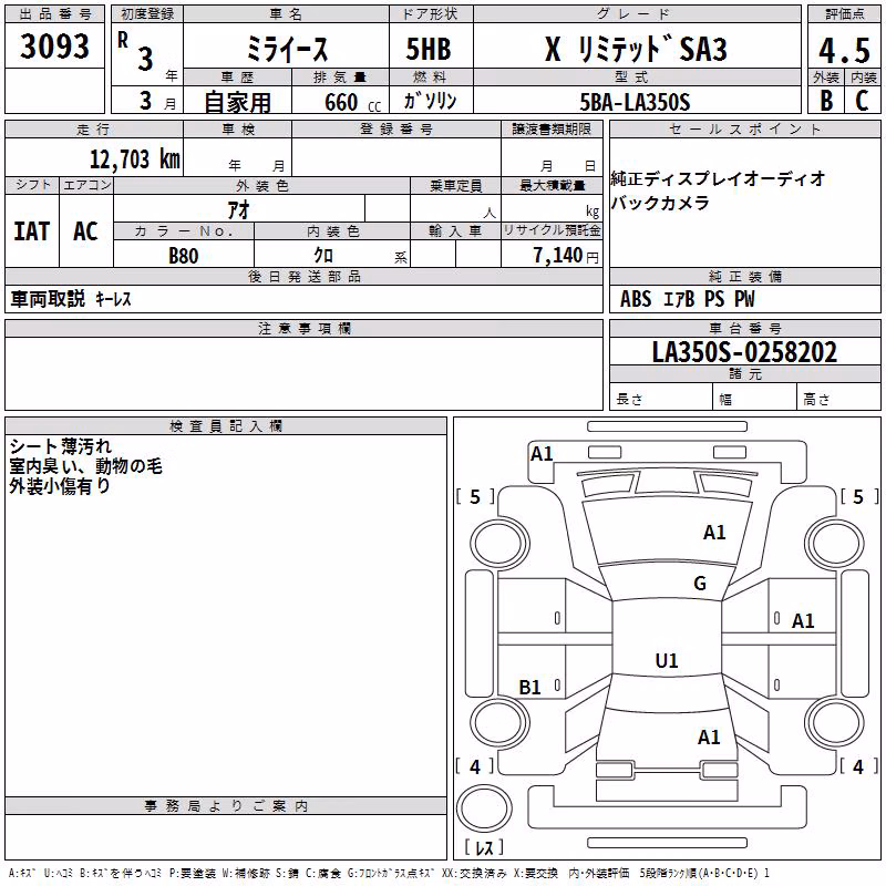 DAIHATSU MIRA E:S